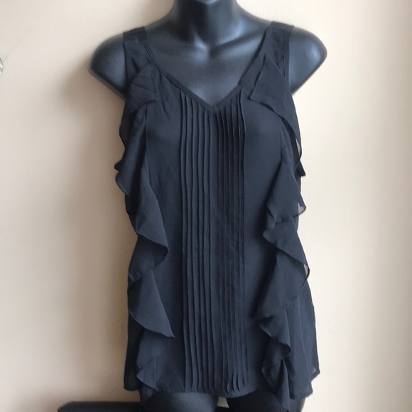 Cute black ruffle blouse - Picture 1 of 3